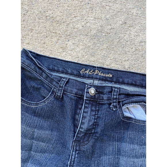 CAL Phoenix Jeans Womens 14 Bootcut Rhinestone Pocket Embellished Denim Pants Y2 - Picture 4 of 10